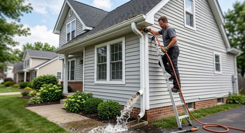 Downspout Blockage Removal in Annapolis, MD