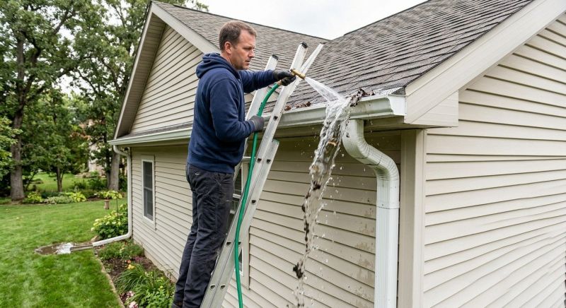 Gutter Downspout Unclogging in Boulder, CO