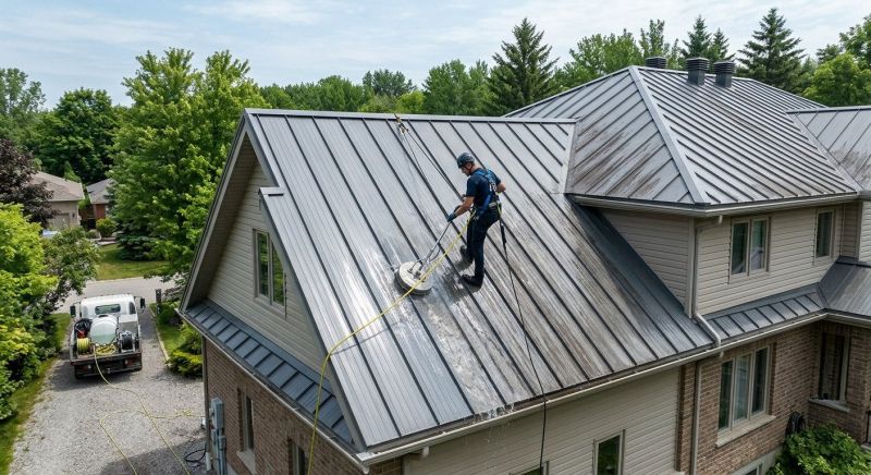 Rubber Roof Cleaning in Vancouver, WA